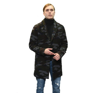 Ανδρικό Παλτό camo DISTRESSED.