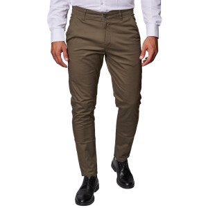 Ανδρικό Παντελόνι chinos slim fit καφέ
