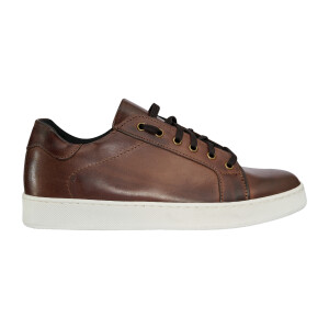 Ανδρικά Δερμάτινα sneakers καφέ.