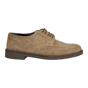 Ανδρικά Suede σκαρπίνια oxford μπεζ.