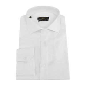 Ανδρικό πουκάμισο modern fit λευκό.