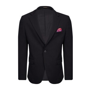 Ανδρικό σακάκι μαύρο slim fit.
