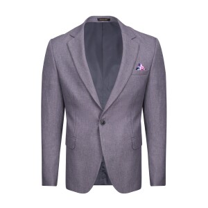 Ανδρικό σακάκι γκρί slim fit.
