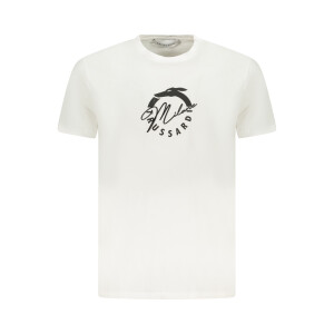 Ανδρικό λευκό T-shirt Trussardi.