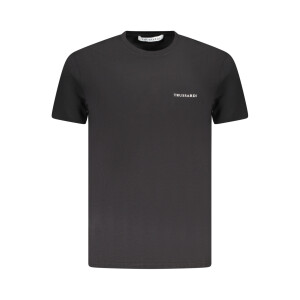 Ανδρικό μαύρο T-shirt Trussardi.