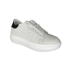 Ανδρικά Δερμάτινα Sneakers λευκά.