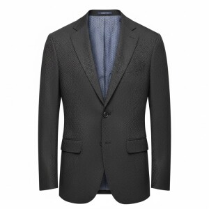 Ανδρικό σακάκι Rodolfo Valentino slim fit γκρι σκούρο.