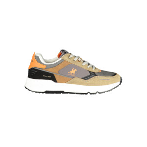 U.S. Grand Polo Ανδρικά Sneakers Μπεζ/Πορτοκαλί