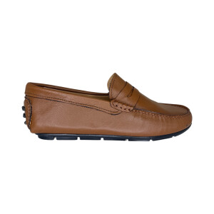 Ανδρικά Δερμάτινα Μοκασίνια Driving Shoes – Ταμπά (Made in Italy)