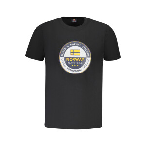 Ανδρικό T-Shirt Norway Nautical - Μαύρο