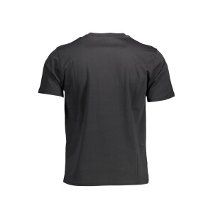 North Sails ανδρικό μαύρο t-shirt με κοντά μανίκια