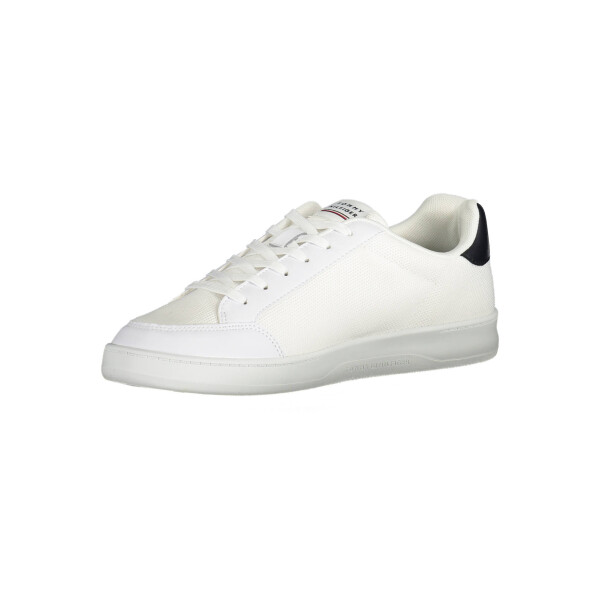 Tommy Hilfiger Ανδρικά Λευκά Sneakers με κορδόνια