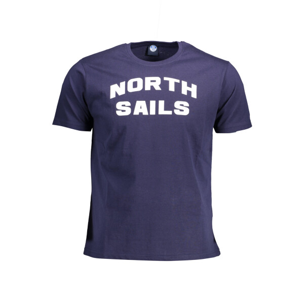 North Sails Ανδρικό Μπλε T-Shirt με print λογότυπο