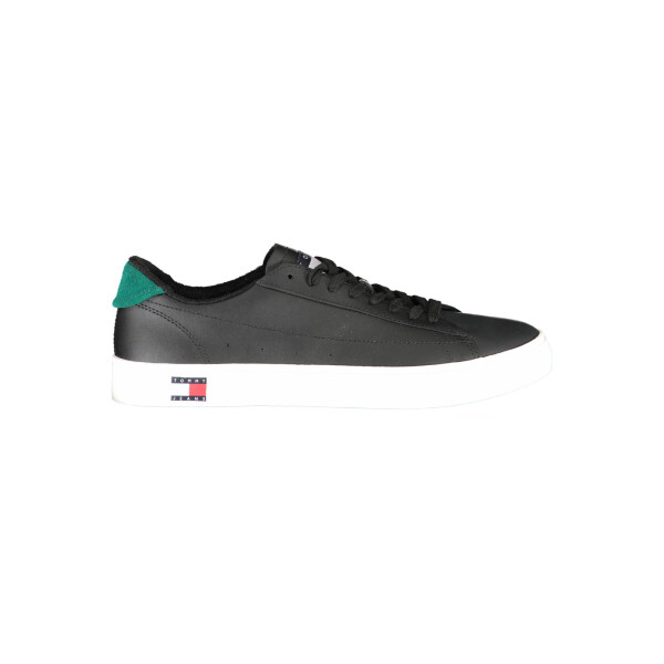 Tommy Hilfiger ανδρικά sneakers σε μαύρο χρώμα με κορδόνια