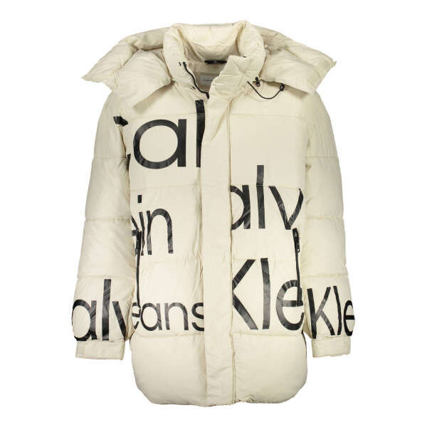 Calvin Klein Ανδρικό Μπεζ Μπουφάν με αποσπώμενη κουκούλα