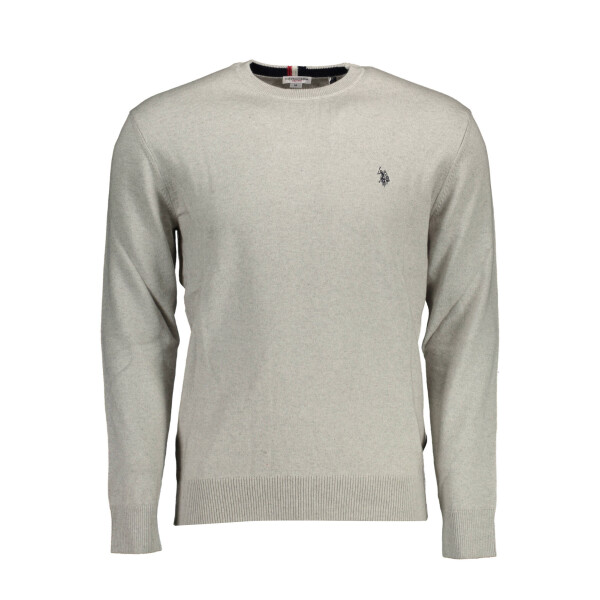 U.S. POLO ASSN.. Ανδρική Γκρι Μπλούζα με στρογγυλή λαιμόκοψη