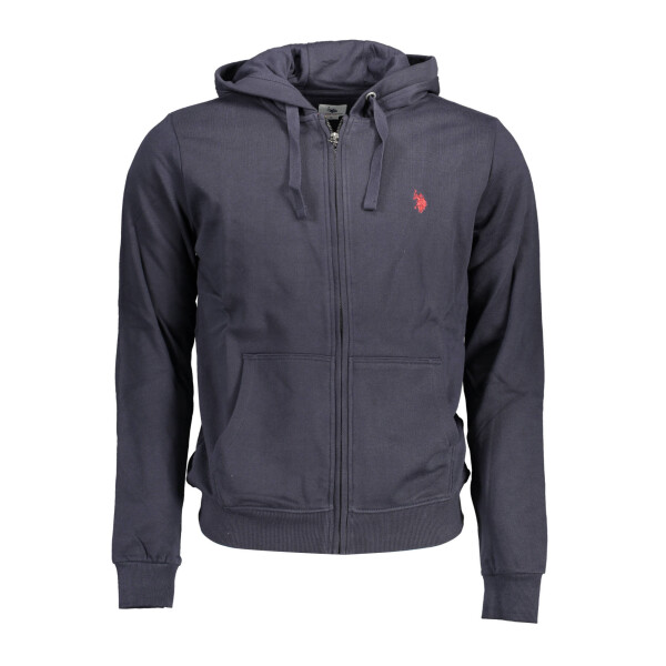 U.S. POLO ASSN.. Ανδρικό Μπλε Φούτερ με Φερμουάρ