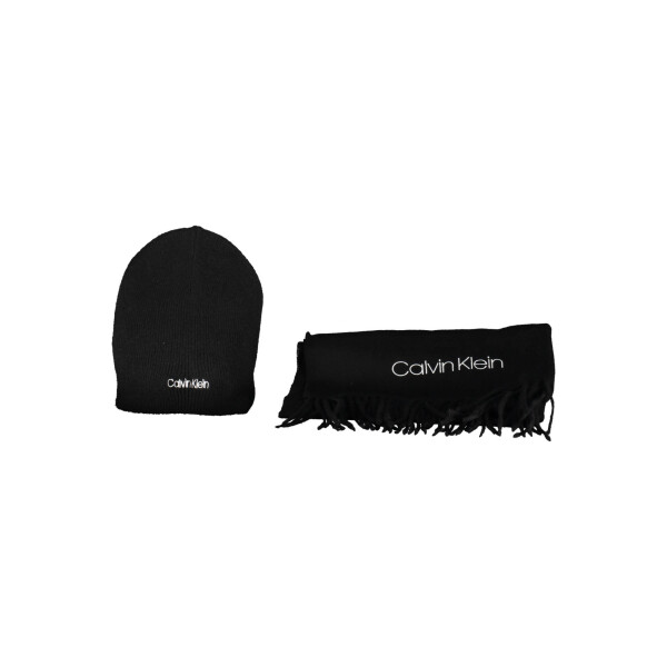 Calvin Klein Ανδρικό Μαύρο Σετ Κασκόλ και Καπέλο