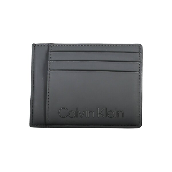 Calvin Klein ανδρικό μαύρο πορτοφόλι με λογότυπο