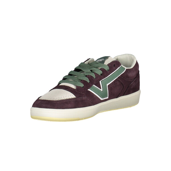 VANS Ανδρικά Μωβ Sneakers με κορδόνια και λογότυπο