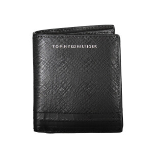 Tommy Hilfiger Ανδρικό Μαύρο Πορτοφόλι με λογότυπο
