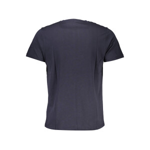 GIAN MARCO VENTURI Ανδρικό Μπλε T-shirt με κοντά μανίκια και λογότυπο