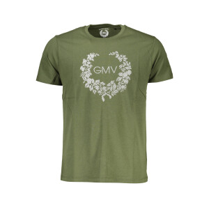 GIAN MARCO VENTURI Ανδρικό Πράσινο T-Shirt με κοντά μανίκια και λογότυπο
