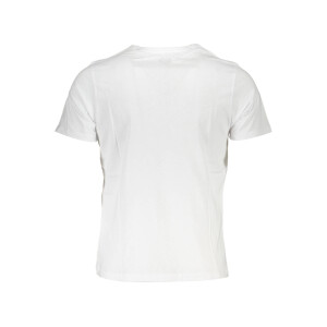 GIAN MARCO VENTURI Ανδρικό Λευκό T-Shirt με κοντά μανίκια και λογότυπο