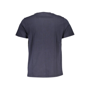 GIAN MARCO VENTURI Ανδρικό Μπλε T-shirt με κοντά μανίκια και λογότυπο
