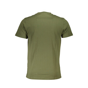 CAVALLI CLASS Ανδρικό Πράσινο T-shirt με κοντά μανίκια και λογότυπο
