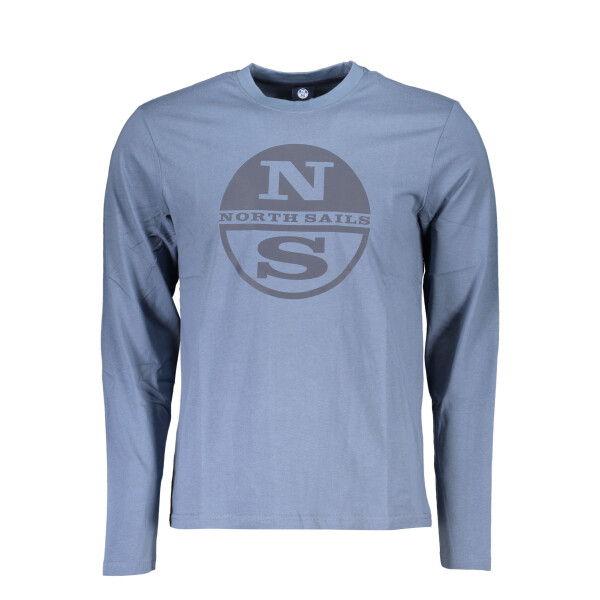 North Sails ανδρικό t-shirt σε μπλε χρώμα με μακριά μανίκια