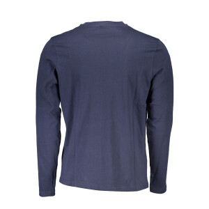 North Sails ανδρικό t-shirt σε μπλε χρώμα με μακριά μανίκια και λογότυπο