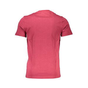 Harmont & Blaine Ανδρικό Κόκκινο T-shirt με στρογγυλή λαιμόκοψη και λογότυπο