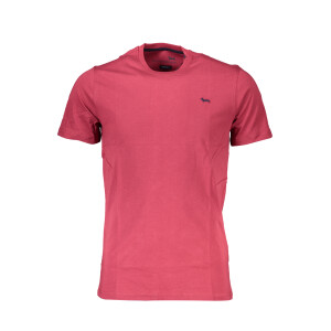 Harmont & Blaine Ανδρικό Κόκκινο T-shirt με στρογγυλή λαιμόκοψη και λογότυπο