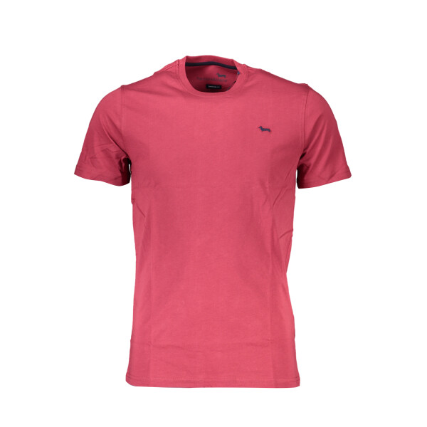 Harmont & Blaine Ανδρικό Κόκκινο T-shirt με στρογγυλή λαιμόκοψη και λογότυπο