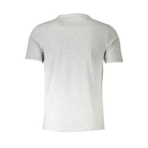 Aeronautica Militare Ανδρικό Γκρι T-shirt με V λαιμόκοψη και λογότυπο