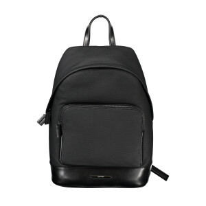 Calvin Klein Ανδρική Μαύρη Τσάντα Πλάτης με λογότυπο