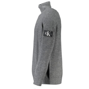 Calvin Klein Ανδρικό Γκρι Φούτερ με ψηλό λαιμό