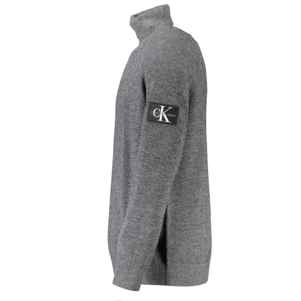Calvin Klein Ανδρικό Γκρι Φούτερ με ψηλό λαιμό