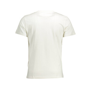 LA MARTINA Ανδρικό Λευκό T-shirt με κοντά μανίκια και λογότυπο