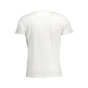 LA MARTINA Ανδρικό Λευκό T-shirt με κοντά μανίκια και λογότυπο