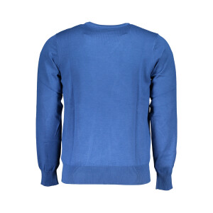 U.S. GRAND Ανδρικό Μπλε Φούτερ με στρογγυλή λαιμόκοψη