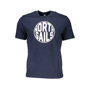 North Sails ανδρικό t-shirt σε μπλε χρώμα με κοντά μανίκια και λογότυπο