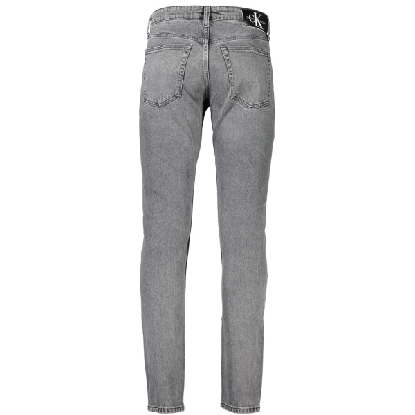 Calvin Klein ανδρικό γκρι jeans σε slim taper γραμμή με 5 τσέπες