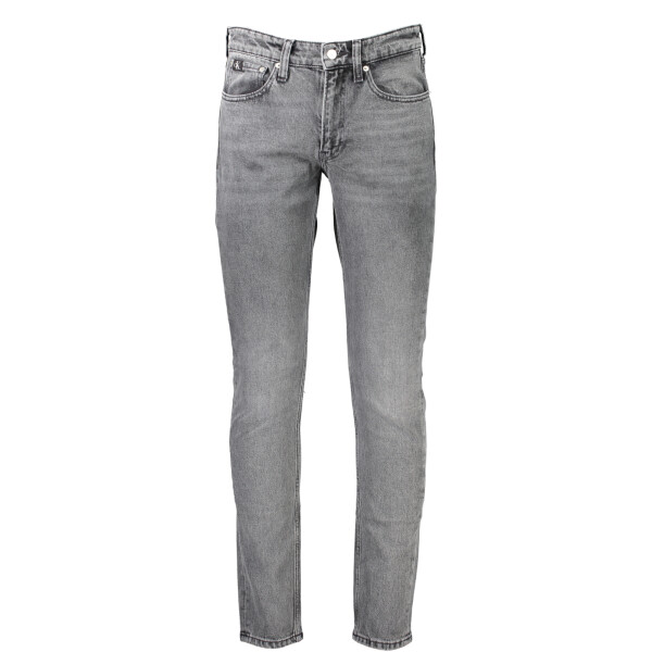 Calvin Klein ανδρικό γκρι jeans σε slim taper γραμμή με 5 τσέπες
