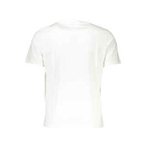 North Sails ανδρικό λευκό T-shirt με κοντά μανίκια και λογότυπο