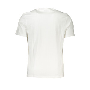 North Sails ανδρικό λευκό T-shirt με κοντά μανίκια και λογότυπο