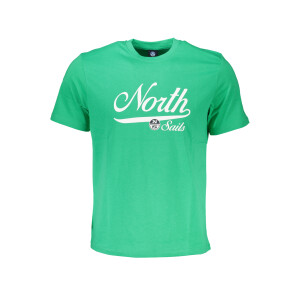 North Sails ανδρικό πράσινο t-shirt με κοντά μανίκια και λογότυπο
