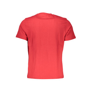 North Sails ανδρικό κόκκινο t-shirt με κοντά μανίκια και λογότυπο