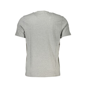 North Sails ανδρικό γκρι t-shirt με κοντά μανίκια και λογότυπο
